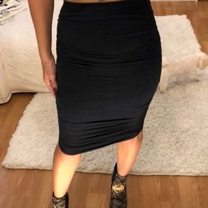 Form fitting Midnight Blue MIDI Skirt